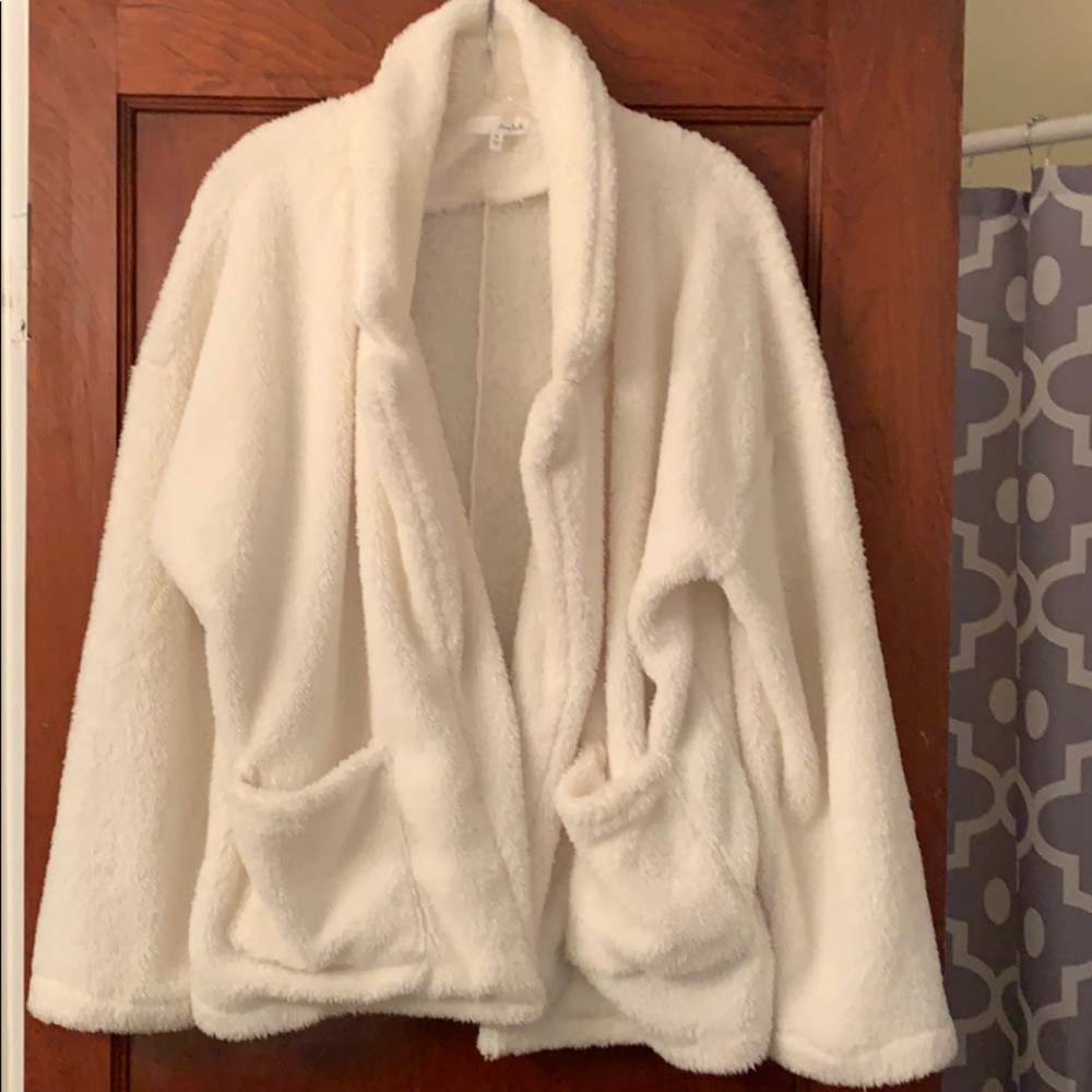 Furry Teddy jacket - M